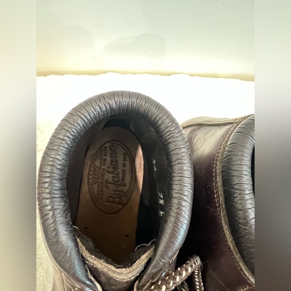 Calzaturificio The Alps By Fabiano Leather Mountaineering Hiking Boots Italy 7.5 - Picture 6 of 12